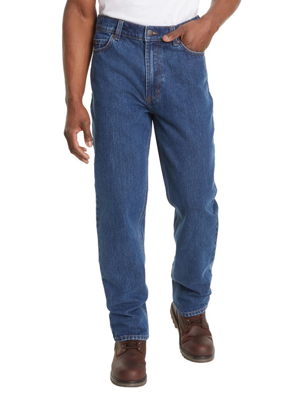 Kirkland Signature Men’s Cotton Jeans Blue Straight Leg 30x34 Classic Fit NWT